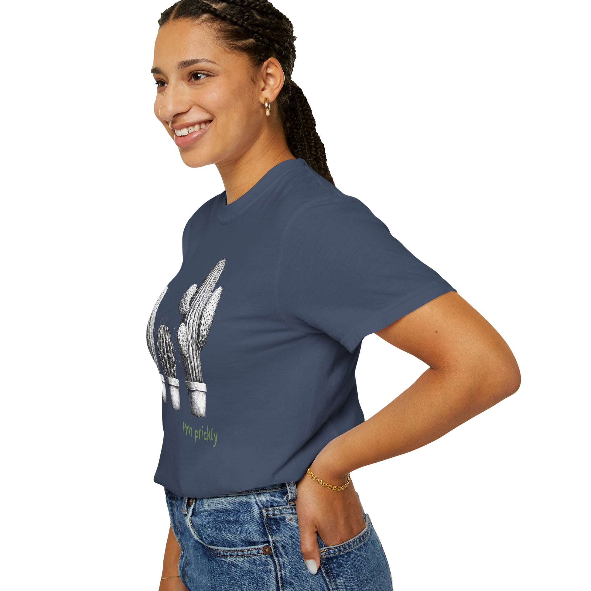 Prickly Cactus T-shirt - Funny Saying and Boho Freespirit Design