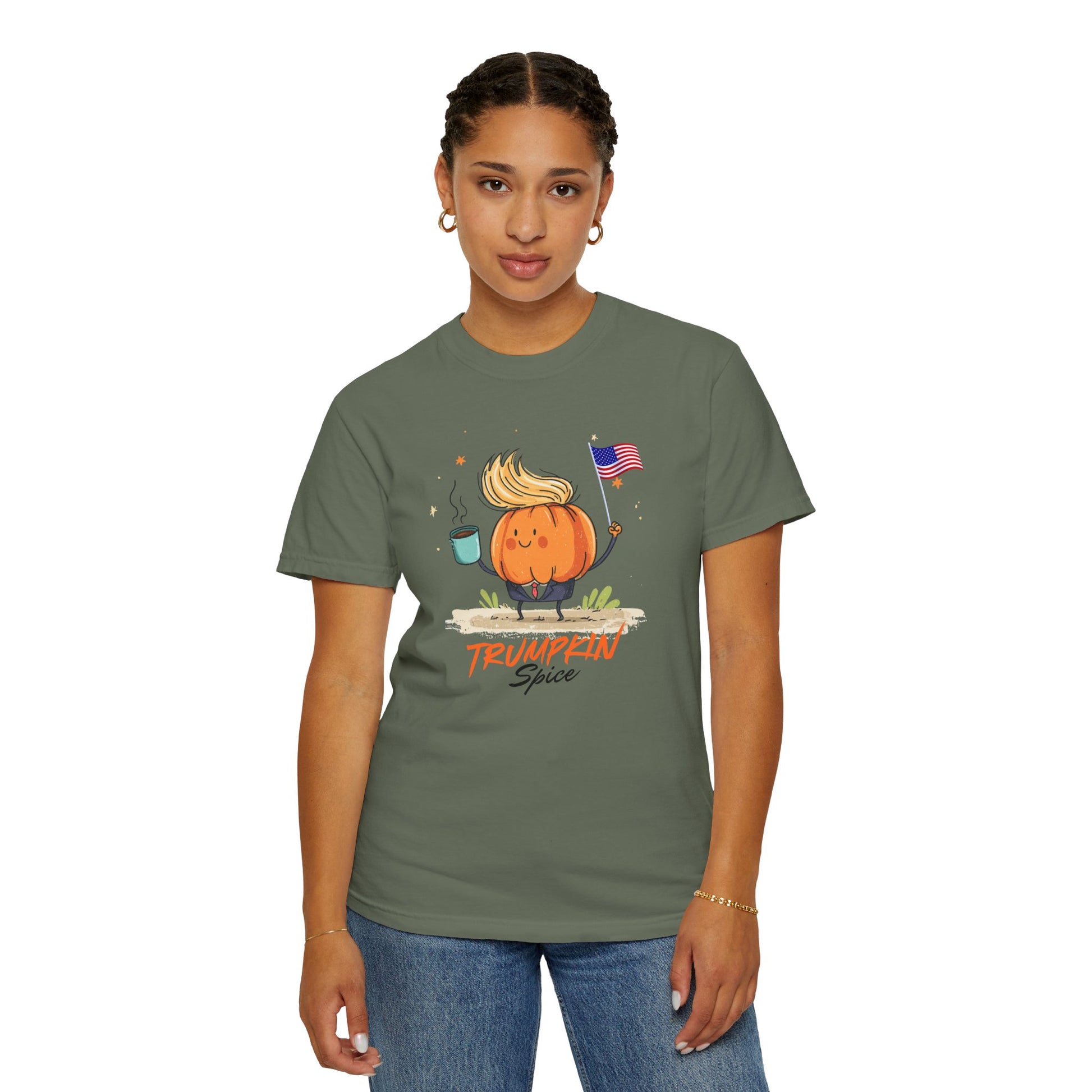 Fun Pumpkin Spice T-shirt, Fall Fashion for women, Halloween Shirt, Autumn Apparel, Holiday Gift, Maga, Cute Graphic Tee