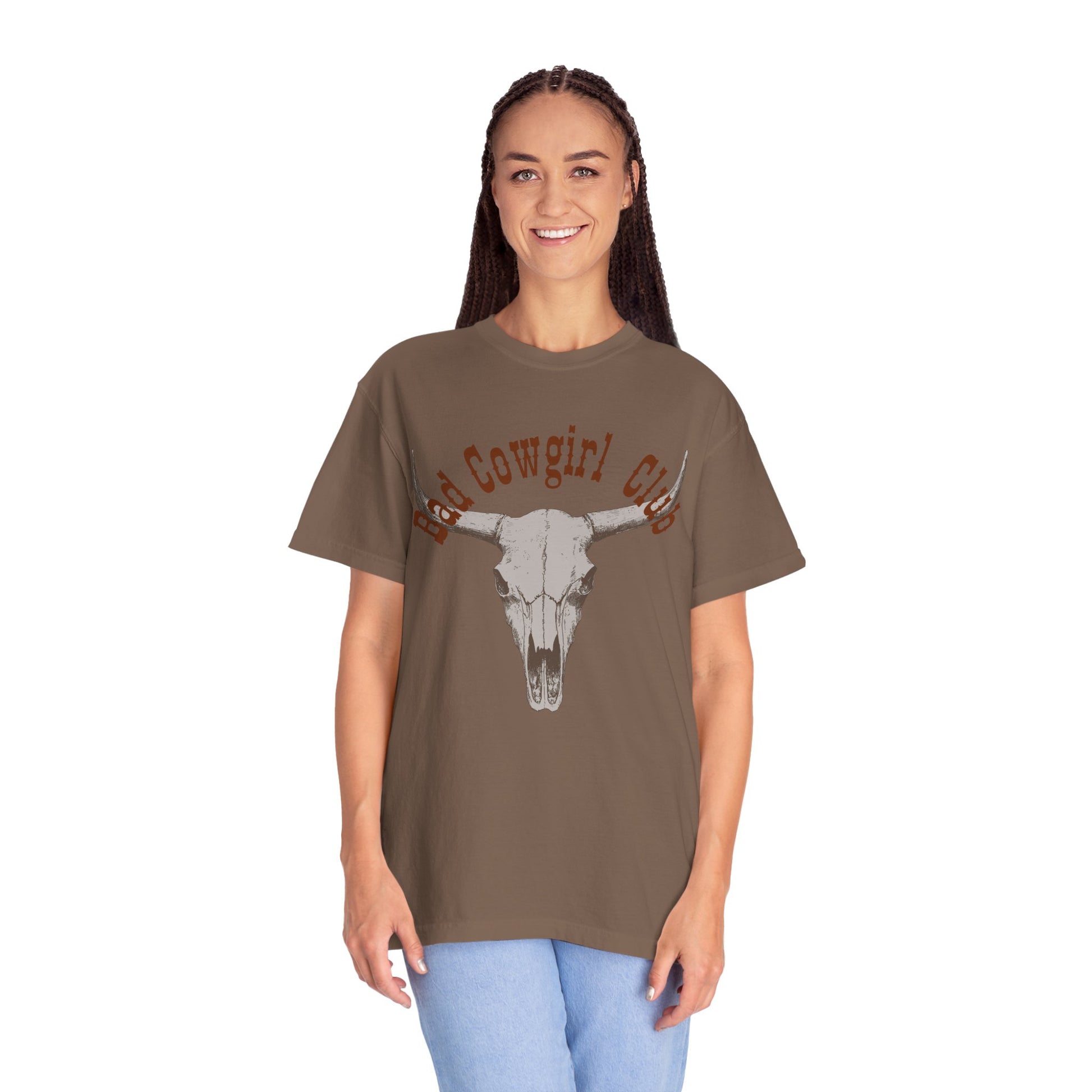 Boho Cowgirl T-Shirt - Southern Style Western Theme Fun Sassy Unisex Garment-Dyed Tee
