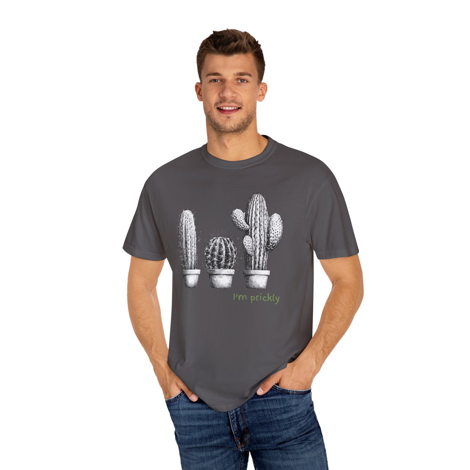 Prickly Cactus T-shirt - Funny Saying and Boho Freespirit Design