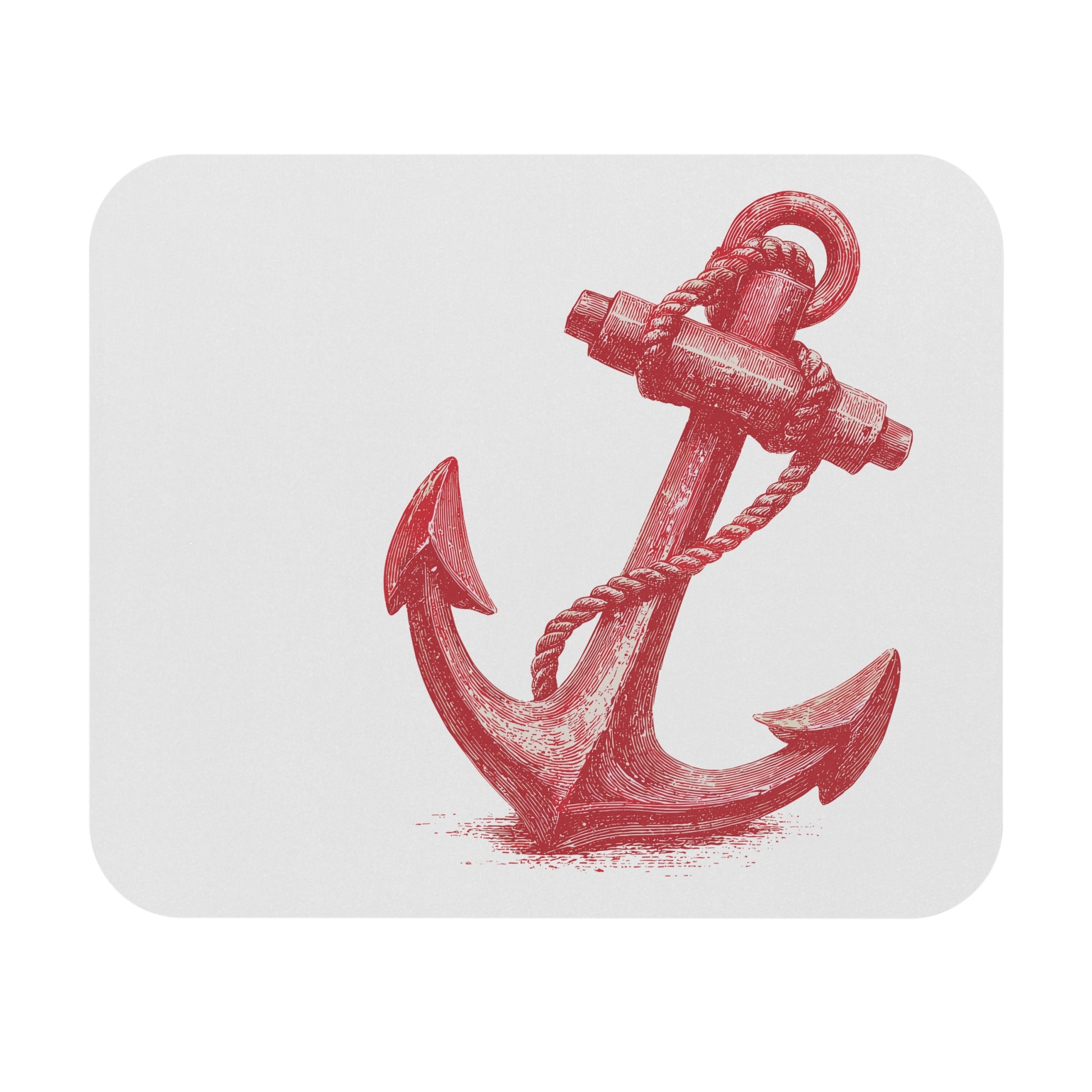 Nautical Anchor Mouse Pad, Coastal Office Decor, Anchor Design Mouse Pad, Gifts for Sea Lover Desk Accessories