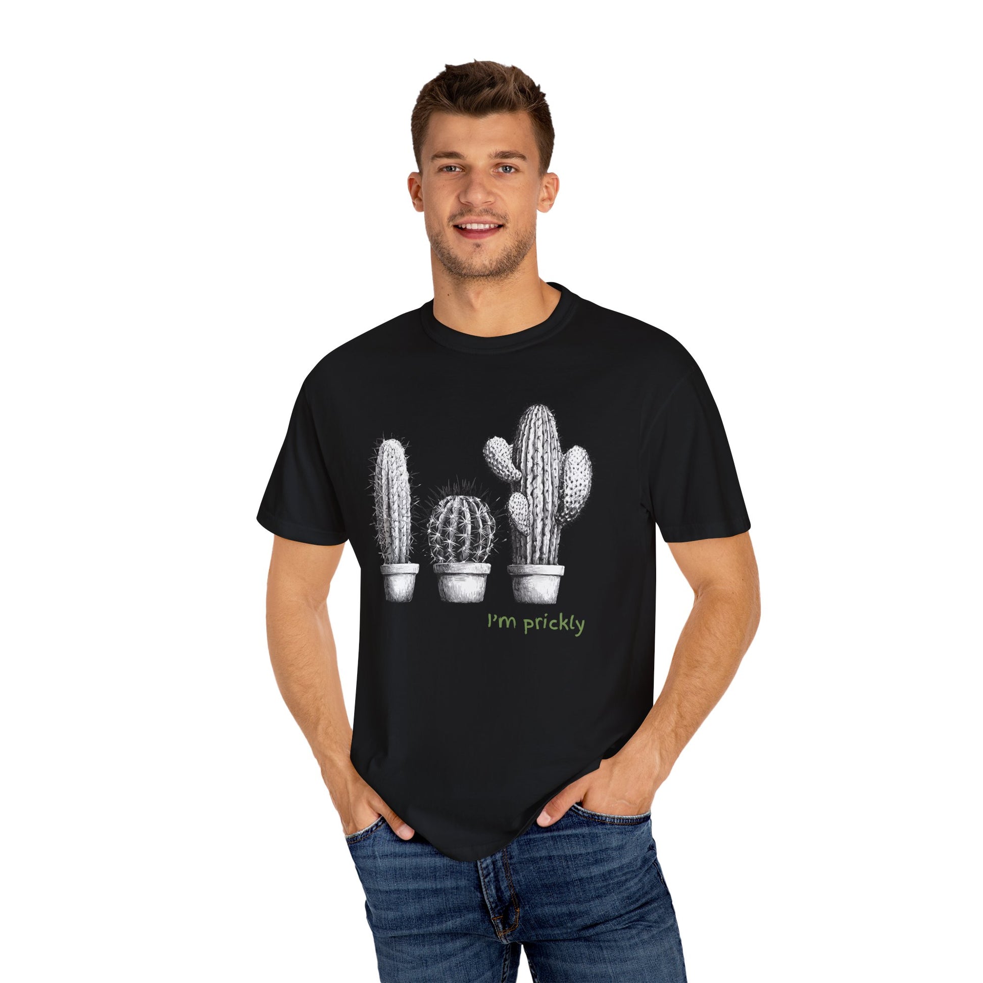 Prickly Cactus T-shirt - Funny Saying and Boho Freespirit Design