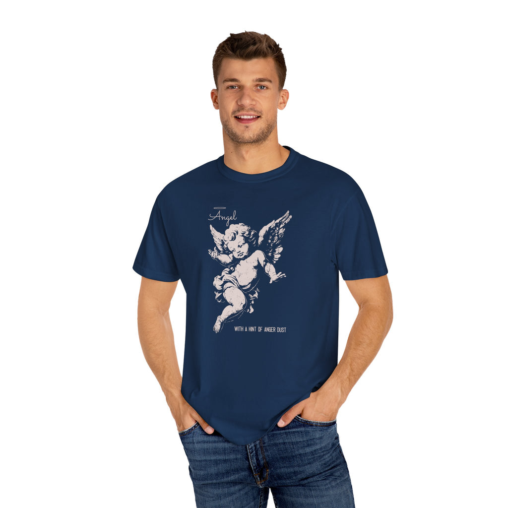 Vintage inspired Cherub T-shirt Classic Angel Design for Women sassy and sexy gift for her trendy distressed t-shirt boho girl