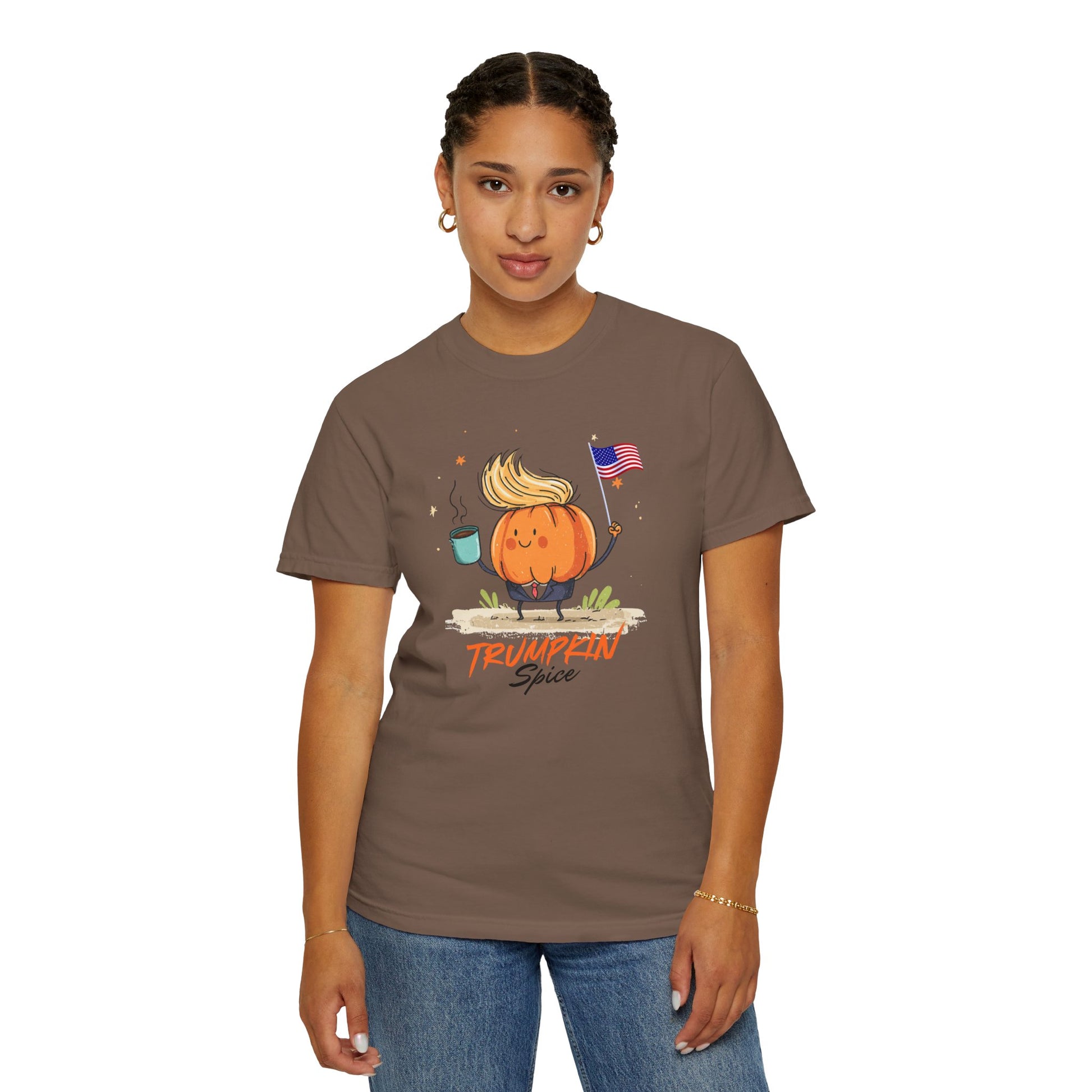 Fun Pumpkin Spice T-shirt, Fall Fashion for women, Halloween Shirt, Autumn Apparel, Holiday Gift, Maga, Cute Graphic Tee
