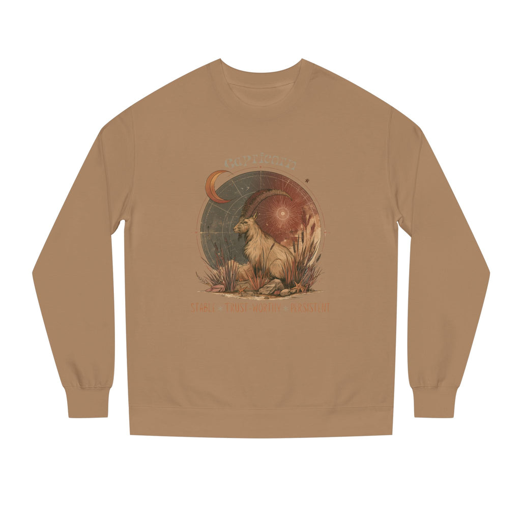 Retro inspired Capricorn Horoscope Crewneck Sweatshirt Astrological gifts for Zodiac lovers