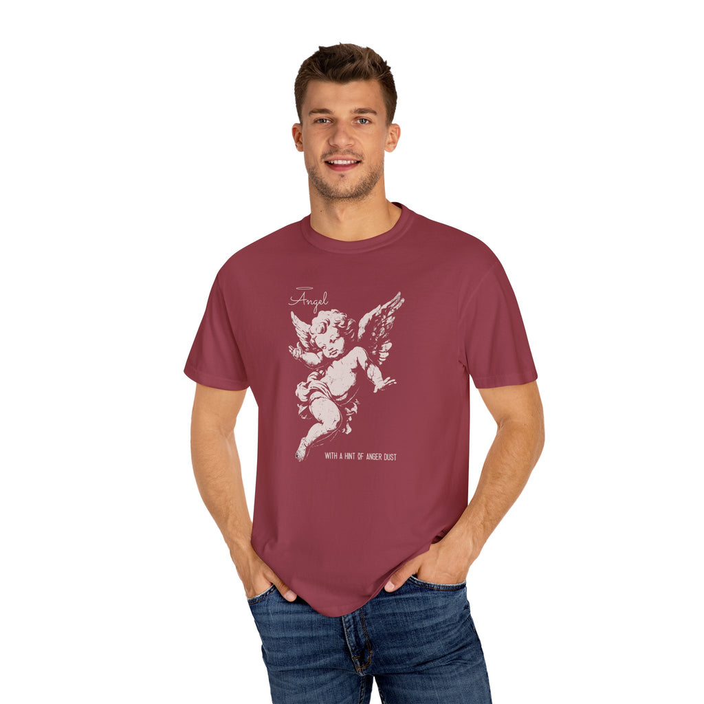 Vintage inspired Cherub T-shirt Classic Angel Design for Women sassy and sexy gift for her trendy distressed t-shirt boho girl