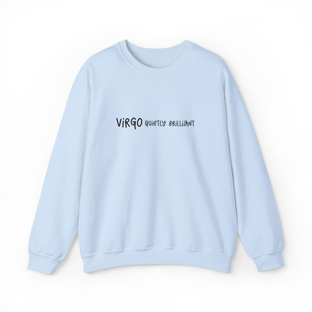 Embroidered Virgo Zodiac Unisex Crewneck Sweatshirt Horoscope Birthday Giftable
